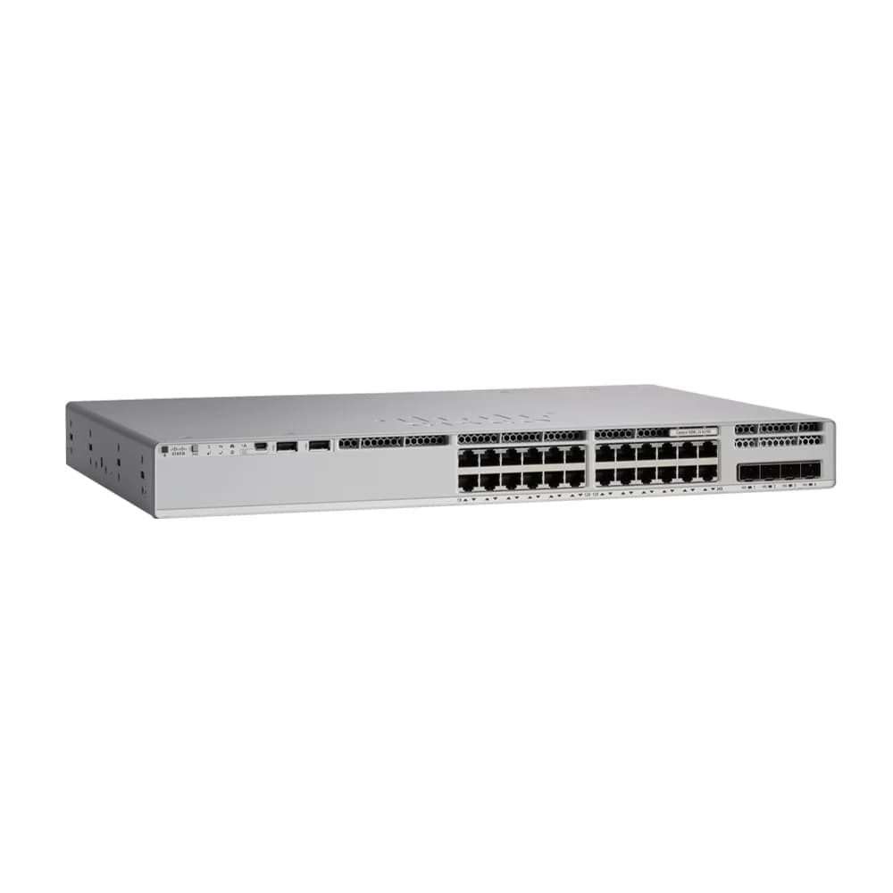 Cisco Catalyst 9200L 24-port PoE+, 4 x 1G, Network Essentials [ C9200L-24P-4G-E ]