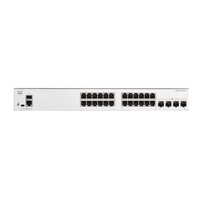 Cisco Catalyst 1300 24-port GE, 4x1G SFP [ C1300-24T-4G ]
