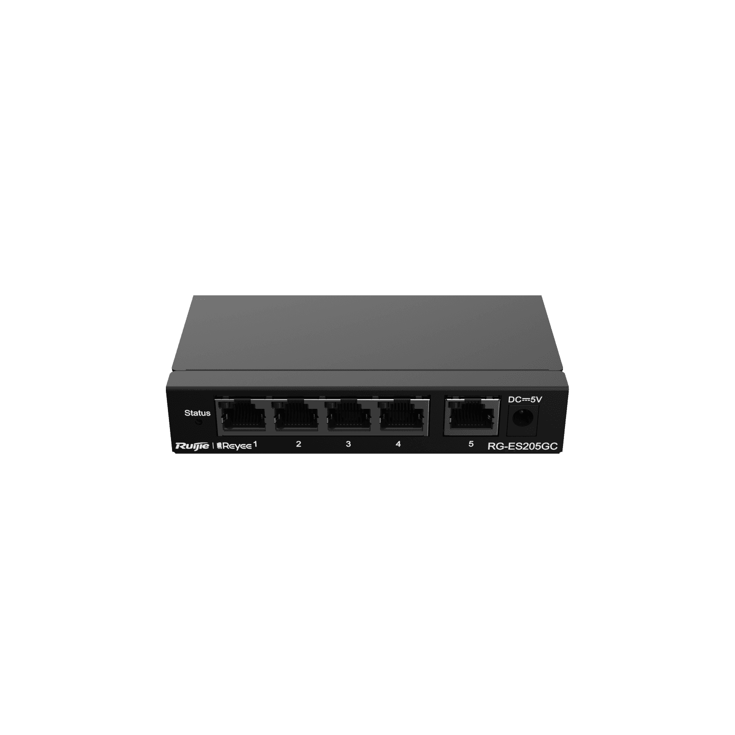 Reyee RG-ES205GC , 5-Port Gigabit Smart Switch, 5 Gigabit RJ45 Ports, Desktop Steel Case