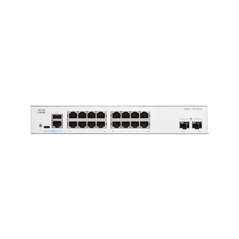 Cisco Catalyst 1300 16-port GE, Full PoE, 2x1G SFP [ C1300-16FP-2G ]