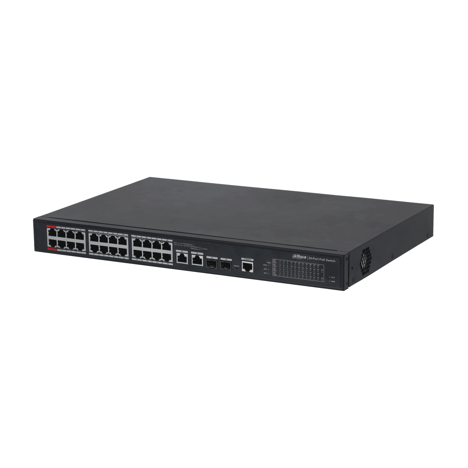 DAHUA Managed PoE Switch 24PoE 2Uplink (DH-PFS4226-24ET-360)