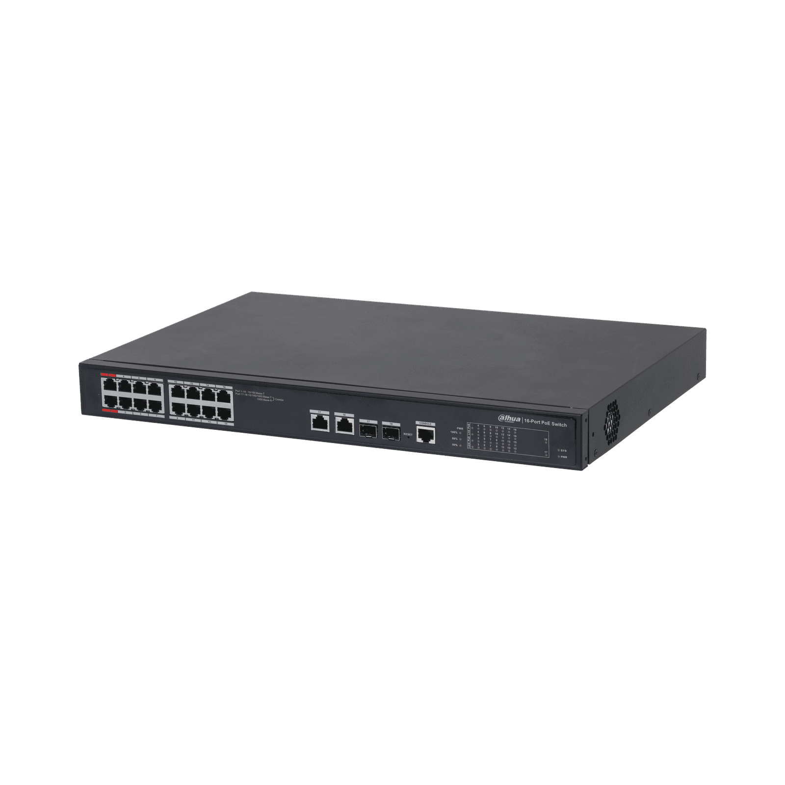 DAHUA Managed PoE Switch 16PoE 2Uplink