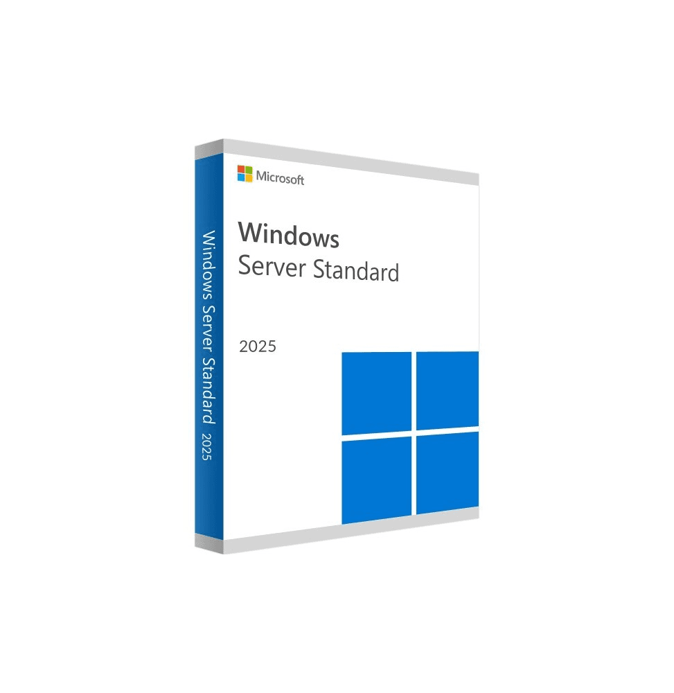 Microsoft Server Standard 2025 64-Bit ENGLISH OEI DVD 16 Core (EP2-25187)